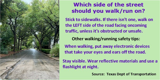 walk which side